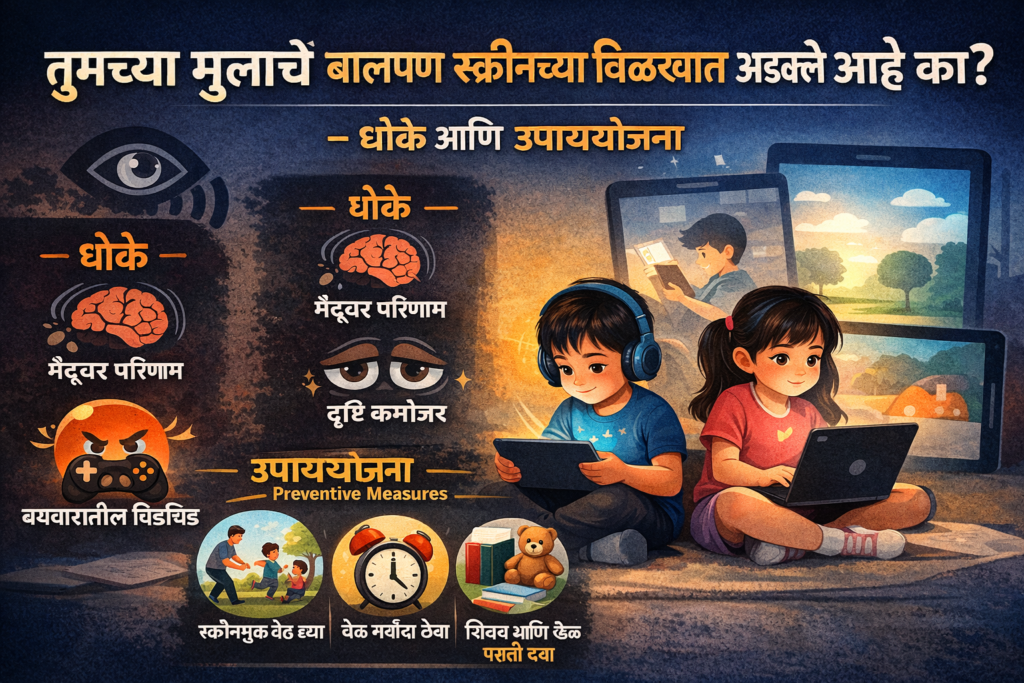 Is your child’s childhood trapped in the grip of screens? – Risks and preventive measures