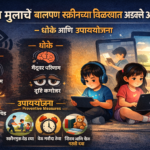 तुमच्या मुलांचे बालपण स्क्रीनच्या विळख्यात अडकले आहे का ? – धोके आणि उपाययोजना